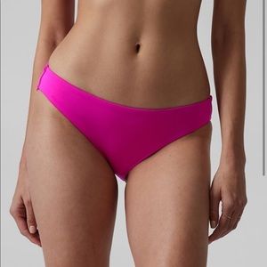 Athleta Clean Medium BIKINI Bottom // Electric Fuchsia